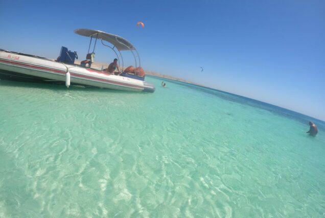 Privater Orange Bay Ausflug mit Speedboot ab Sahl Hasheesh