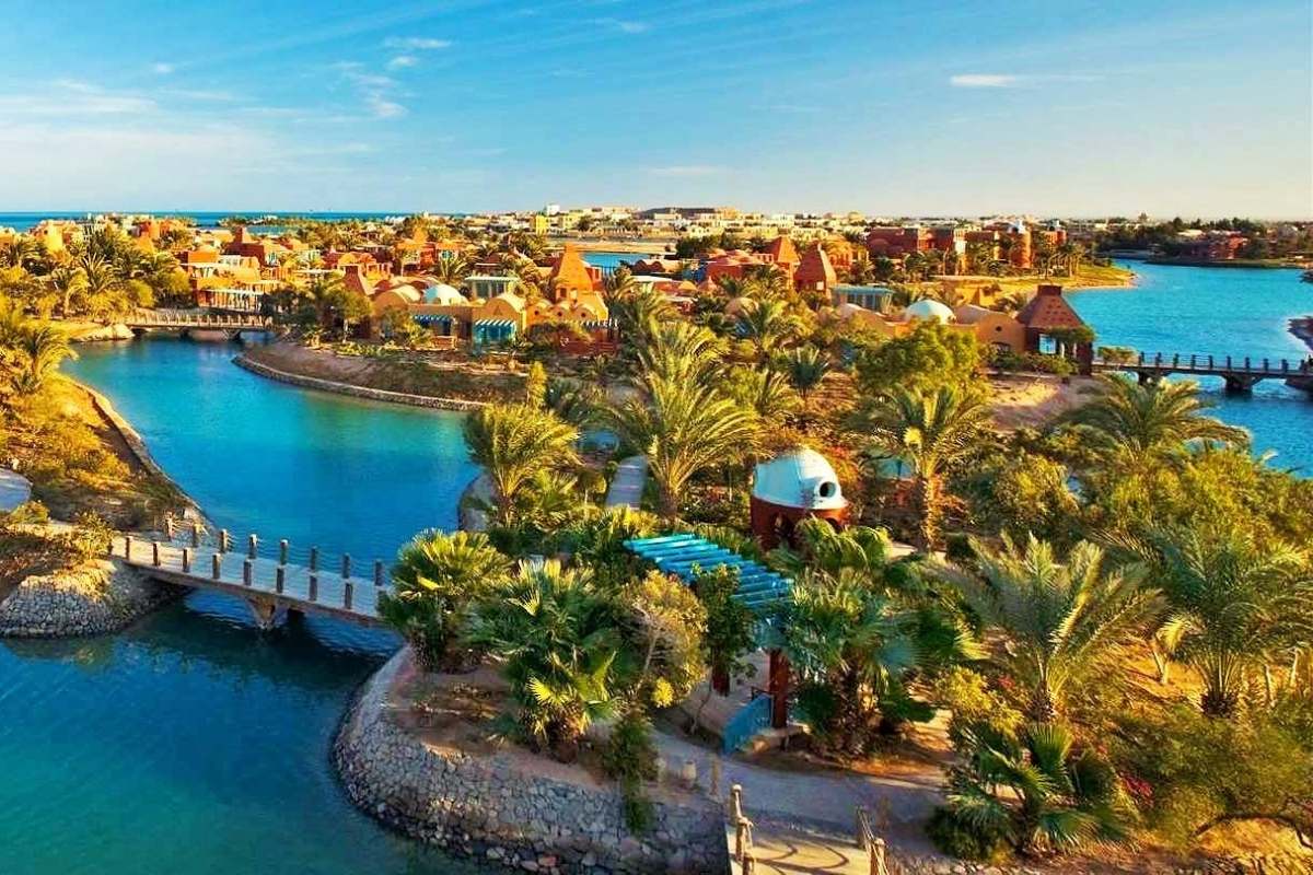 Private El Gouna Stadtrundfahrt & Lagunenfahrt ab Makadi Bay